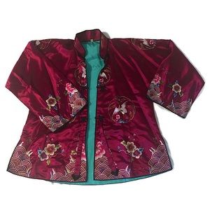 Authentic Vintage Traditional Asian Silk Jacket